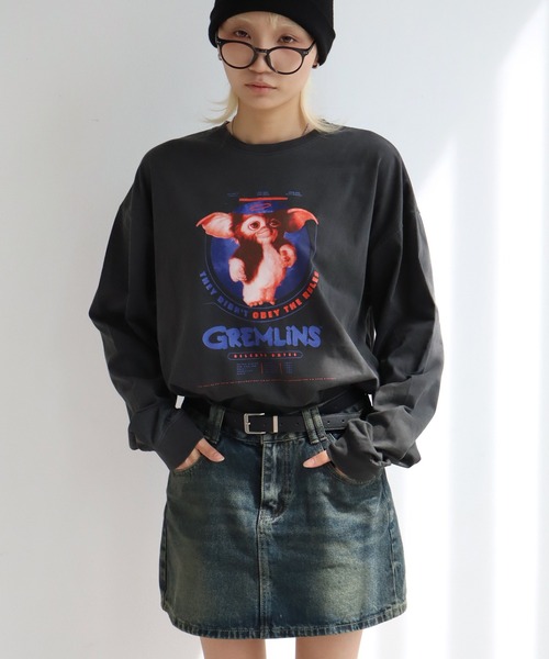 CORPUS TOKYO(コーパス トーキョー)の「ヴィンテージピグメント加工アソートデザイン ロングスリーブTシャツ(ユニバーサル・ワーナー)(Tシャツ/カットソー・メンズ・ブラック系/ブラック系2/ブラック系1・M/L/XL)」の20枚目の写真
