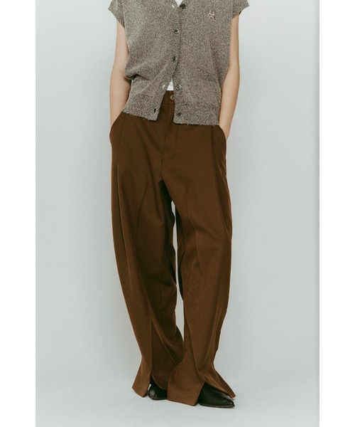 Knuth Marf（クヌースマーフ）の「front slit pants(unisex)（その他パンツ・レディース・ホワイト/ブラウン/ブラック・X-SMALL/SMALL/MEDIUM/LARGE）」の19枚目の写真