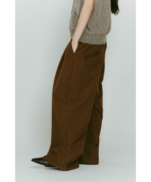 Knuth Marf（クヌースマーフ）の「front slit pants(unisex)（その他パンツ・レディース・ホワイト/ブラウン/ブラック・X-SMALL/SMALL/MEDIUM/LARGE）」の20枚目の写真