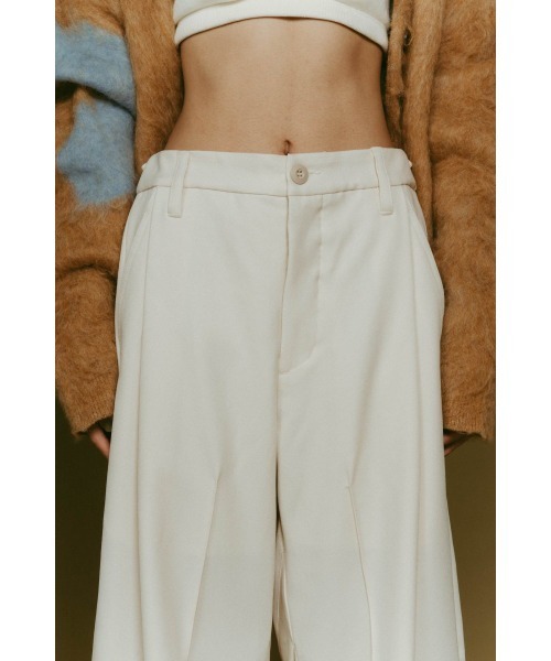 Knuth Marf（クヌースマーフ）の「front slit pants(unisex)（その他パンツ・レディース・ホワイト/ブラウン/ブラック・X-SMALL/SMALL/MEDIUM/LARGE）」の6枚目の写真