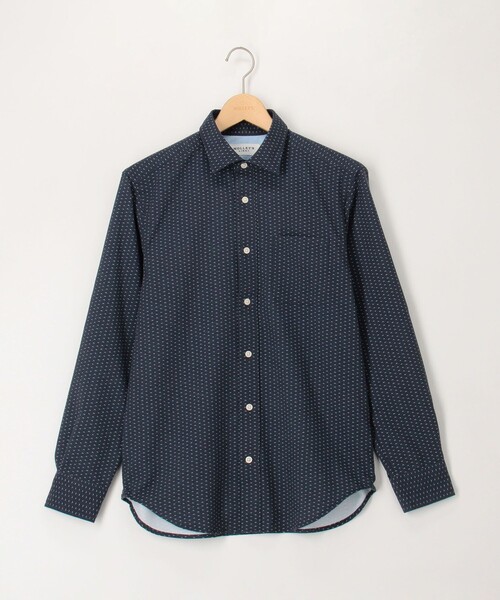 NOLLEY'S LIGHT(ノーリーズライト)の「プリントオックスレギュラー(シャツ/ブラウス・メンズ・ホワイト系その他2/ブルー系その他6/ブルー系その他7・S/M/L/XL)」の3枚目の写真