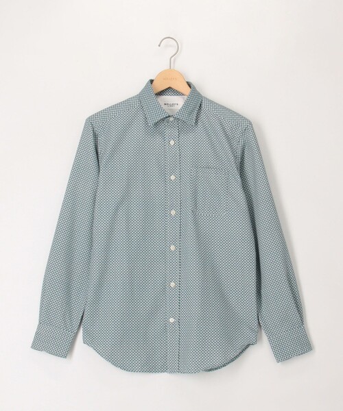 NOLLEY'S LIGHT(ノーリーズライト)の「プリントオックスレギュラー(シャツ/ブラウス・メンズ・ホワイト系その他2/ブルー系その他6/ブルー系その他7・S/M/L/XL)」の20枚目の写真