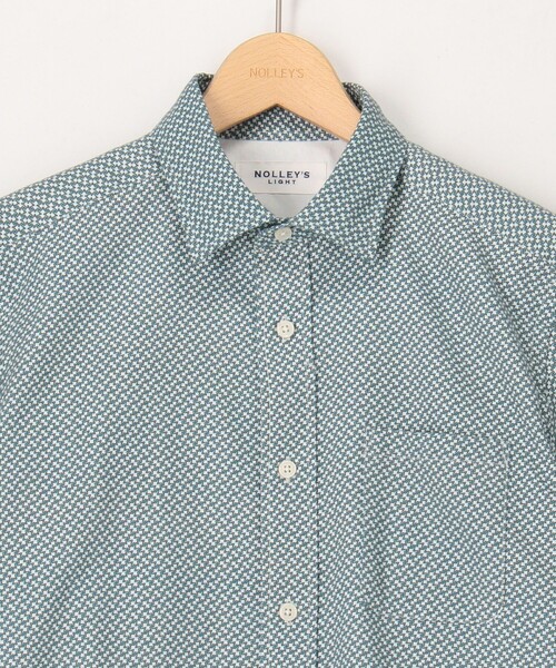 NOLLEY'S LIGHT(ノーリーズライト)の「プリントオックスレギュラー(シャツ/ブラウス・メンズ・ホワイト系その他2/ブルー系その他6/ブルー系その他7・S/M/L/XL)」の19枚目の写真