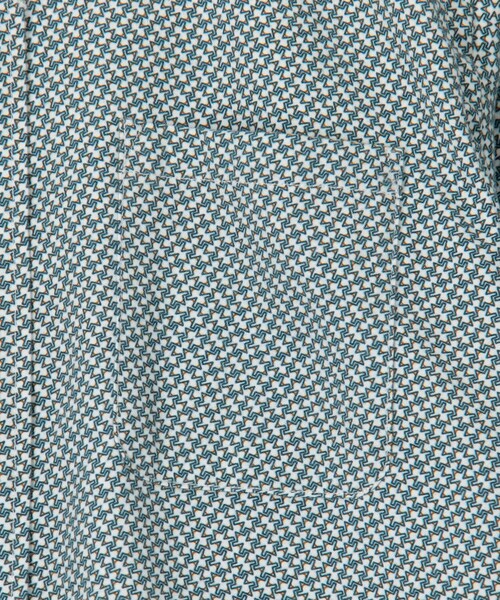 NOLLEY'S LIGHT(ノーリーズライト)の「プリントオックスレギュラー(シャツ/ブラウス・メンズ・ホワイト系その他2/ブルー系その他6/ブルー系その他7・S/M/L/XL)」の6枚目の写真