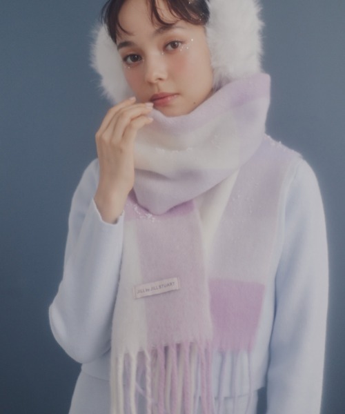 ◇ブロックチェックストール ギフト/プレゼント（ストール/ショール