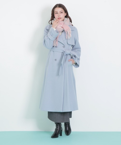 JILL by JILL STUART（ジルバイジルスチュアート）の「◇ブロックチェックストール/マフラー　ギフト/プレゼント（マフラー・レディース・レッド/ピンク/ブルー/ラベンダー・FREE）」の13枚目の写真