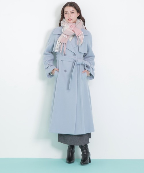 JILL by JILL STUART（ジルバイジルスチュアート）の「◇ブロックチェックストール/マフラー　ギフト/プレゼント（マフラー・レディース・レッド/ピンク/ブルー/ラベンダー・FREE）」の14枚目の写真