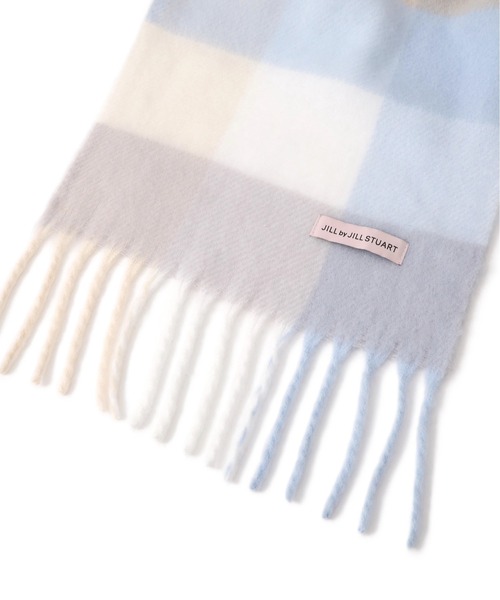 ◇ブロックチェックストール/マフラー ギフト/プレゼント（マフラー