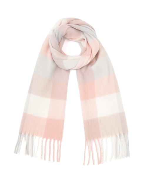 JILL by JILL STUART（ジルバイジルスチュアート）の「◇ブロックチェックストール/マフラー　ギフト/プレゼント（マフラー・レディース・レッド/ピンク/ブルー/ラベンダー・FREE）」の22枚目の写真