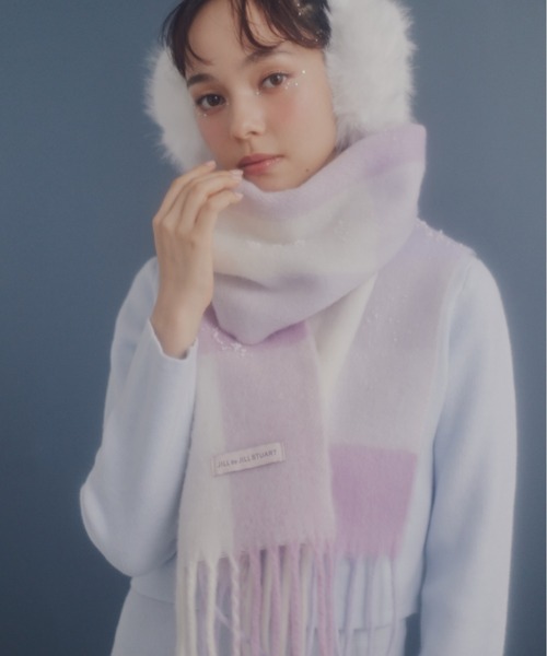 ◇ブロックチェックストール ギフト/プレゼント（ストール/ショール