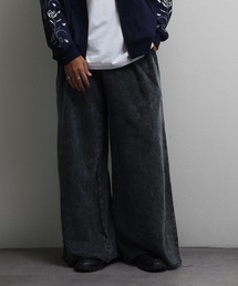 NILWAY | 裏毛 2タック ワイドスラックス スウェット パンツ(スウェットパンツ)