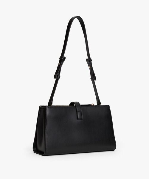 TOMMY HILFIGER（トミーヒルフィガー）の「リブレショルダーバッグ（ショルダーバッグ・レディース・ベージュ/ブラック・FREE）」の3枚目の写真