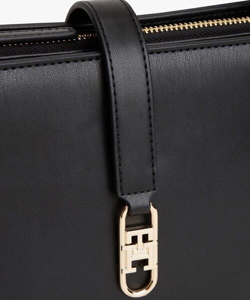 TOMMY HILFIGER（トミーヒルフィガー）の「リブレショルダーバッグ（ショルダーバッグ・レディース・ベージュ/ブラック・FREE）」の5枚目の写真