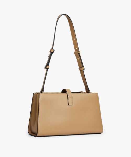 TOMMY HILFIGER（トミーヒルフィガー）の「リブレショルダーバッグ（ショルダーバッグ・レディース・ベージュ/ブラック・FREE）」の8枚目の写真