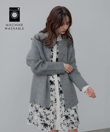 Andemiu | 【洗える】CNラクーンコンミドルカーディガン491271(カーディガン/ボレロ)