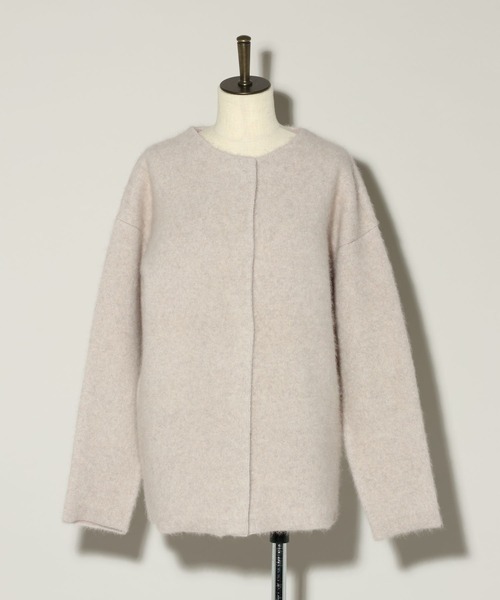 Andemiu(アンデミュウ)の「【洗える】CNラクーンコンミドルカーディガン491271(カーディガン/ボレロ・レディース・ブラック/グレー/ベージュ・FREE)」の17枚目の写真