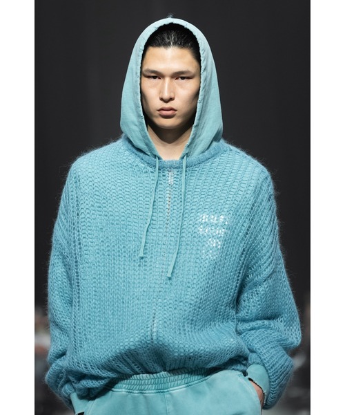 MSML(エムエスエムエル)の「GARMENT DYE ZIP HOODIE(パーカー・メンズ・グリーン/ブラック/ターコイズブルー・S/M/L/XL)」の9枚目の写真