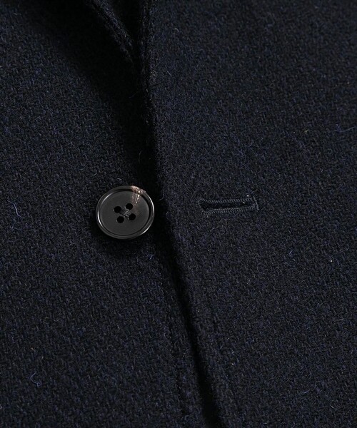 BROOKS BROTHERS(ブルックスブラザーズ)の「ハリスツイード ヘリンボーン 段返り3釦サックジャケット Traditional(テーラードジャケット・メンズ・ネイビー・38SHT/39SHT/40SHT/42SHT)」の5枚目の写真