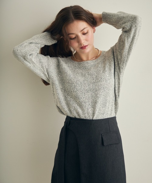 Lunea（ルネア）の「ラップデザインミニスカパン（スカート・レディース・ブラウン/ブラック・S/M/L）」の21枚目の写真