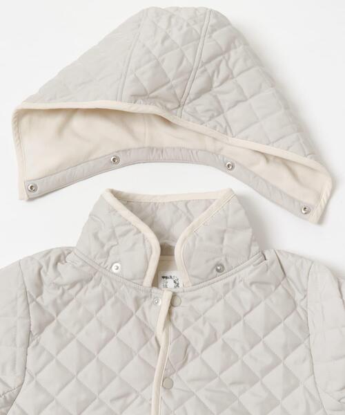 URBAN RESEARCH DOORS（アーバンリサーチドアーズ）の「『洗濯可』『WEB/一部店舗限定サイズ』キルトジャケット(KIDS)（その他アウター・キッズ・ネイビー/グレー系その他・150）」の4枚目の写真