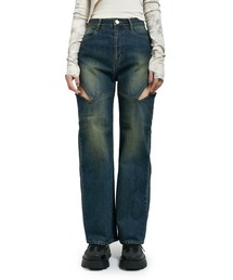 CUTOFF DENIM PANTS
