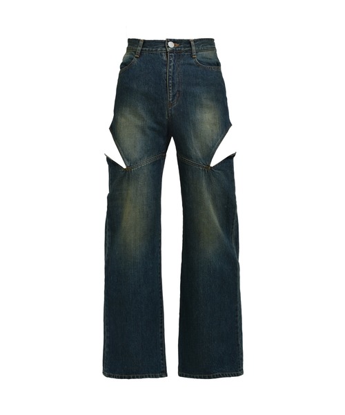 VIVAMUS（ヴィヴァムス）の「CUTOFF DENIM PANTS（デニムパンツ・レディース・ブルー・SMALL/MEDIUM）」の5枚目の写真