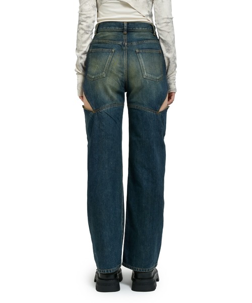 VIVAMUS（ヴィヴァムス）の「CUTOFF DENIM PANTS（デニムパンツ・レディース・ブルー・SMALL/MEDIUM）」の2枚目の写真