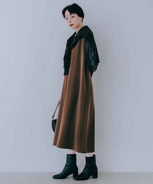 セール】キレイ見えVネックワンピース《オケージョン2025AW