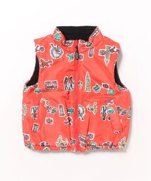 HAKKA KIDS | ロンドンボーダープリントリバーシブルベスト(ベスト)
