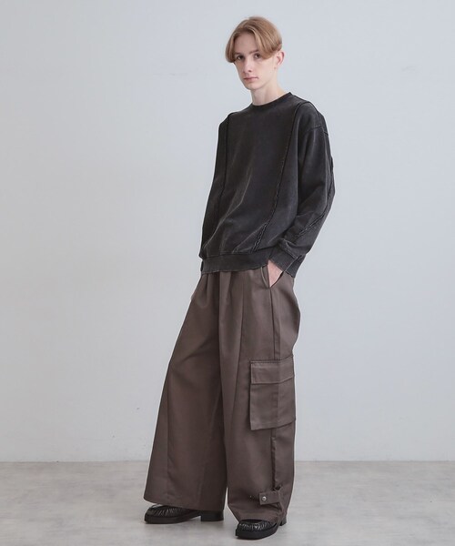 tk.TAKEO KIKUCHI（ティーケータケオキクチ）の「ヘヴィウェイトヴィンテージプルオーバー（スウェット・メンズ・ブラウン系その他/グレー/ブラック・03/02/01）」の13枚目の写真