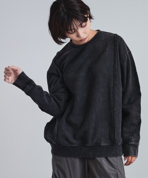 tk.TAKEO KIKUCHI（ティーケータケオキクチ）の「ヘヴィウェイトヴィンテージプルオーバー（スウェット・メンズ・ブラウン系その他/グレー/ブラック・03/02/01）」の15枚目の写真