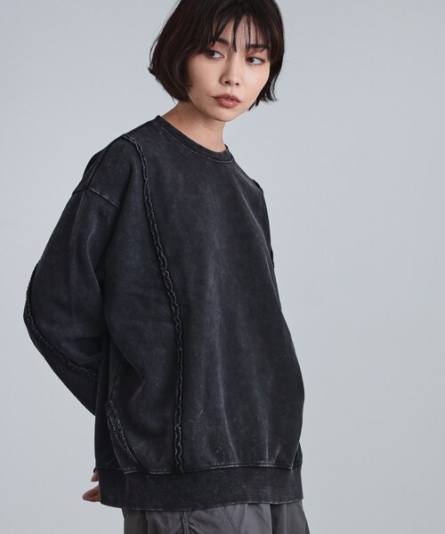 tk.TAKEO KIKUCHI（ティーケータケオキクチ）の「ヘヴィウェイトヴィンテージプルオーバー（スウェット・メンズ・ブラウン系その他/グレー/ブラック・03/02/01）」の16枚目の写真