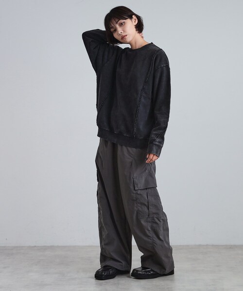 tk.TAKEO KIKUCHI（ティーケータケオキクチ）の「ヘヴィウェイトヴィンテージプルオーバー（スウェット・メンズ・ブラウン系その他/グレー/ブラック・03/02/01）」の17枚目の写真