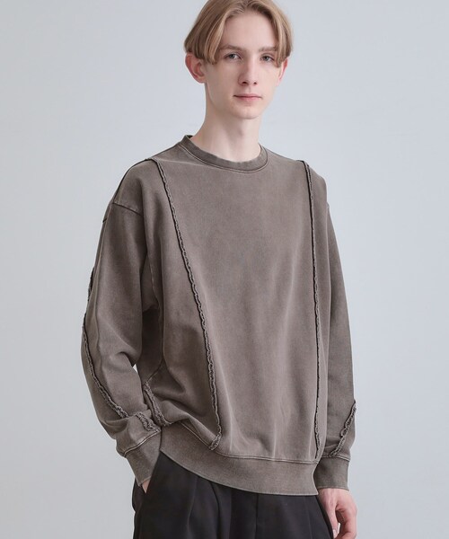 tk.TAKEO KIKUCHI（ティーケータケオキクチ）の「ヘヴィウェイトヴィンテージプルオーバー（スウェット・メンズ・ブラウン系その他/グレー/ブラック・03/02/01）」の19枚目の写真