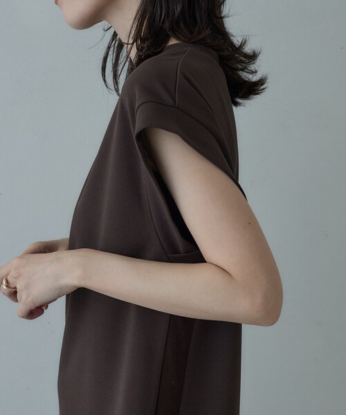 GALLEST（ギャレスト）の「サイドラインジョーゼットワンピース（ワンピース・レディース・ブラック/ブラウン系その他・34/38）」の7枚目の写真