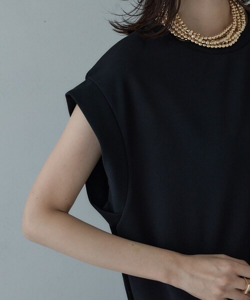 GALLEST（ギャレスト）の「サイドラインジョーゼットワンピース（ワンピース・レディース・ブラック/ブラウン系その他・34/38）」の12枚目の写真