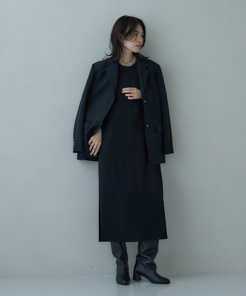 セール】サイドラインジョーゼットワンピース（ワンピース）｜GALLEST