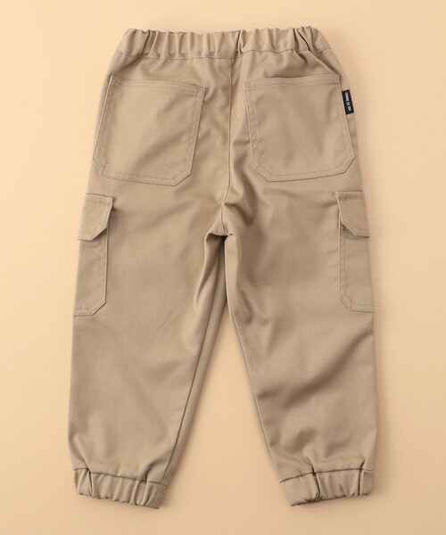 COMME CA ISM(コムサイズム)の「ジョガーカーゴパンツ(ベビーサイズ)(カーゴパンツ・キッズ・ブラック/ベージュ・80-90cm)」の3枚目の写真