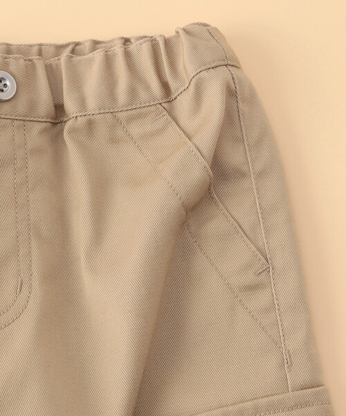 COMME CA ISM(コムサイズム)の「ジョガーカーゴパンツ(ベビーサイズ)(カーゴパンツ・キッズ・ブラック/ベージュ・80-90cm)」の5枚目の写真