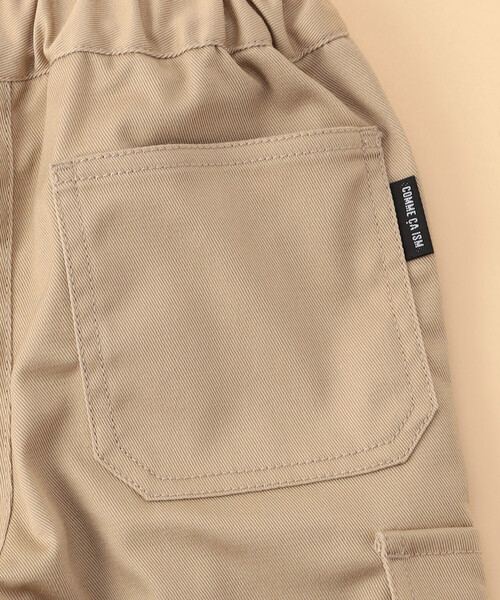 COMME CA ISM(コムサイズム)の「ジョガーカーゴパンツ(ベビーサイズ)(カーゴパンツ・キッズ・ブラック/ベージュ・80-90cm)」の6枚目の写真