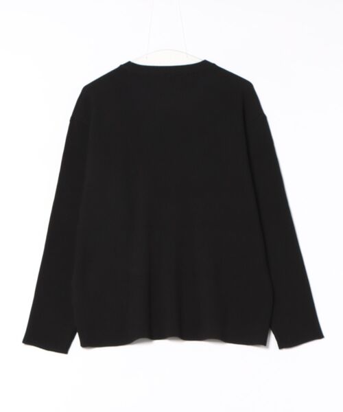 coca（coca）（コカ）の「畦編みクルーネックニットトップス（ニット/セーター・メンズ・ブラック/ライトグレー・L/M/XL）」の19枚目の写真