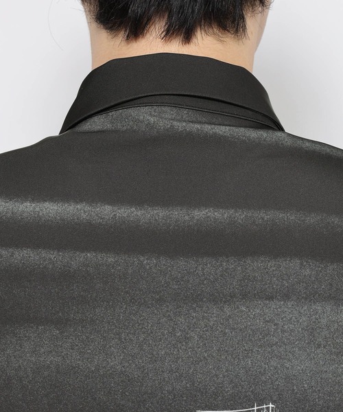 HARE（ハレ）の「ランドスケープスケッチシャツ(HARE)（シャツ/ブラウス・メンズ・ブラック/オレンジ・FREE）」の19枚目の写真