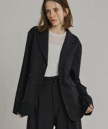 PUBLIC TOKYO | ダブルクロスノッチドラペルジャケット*セットアップ対応*(テーラードジャケット)