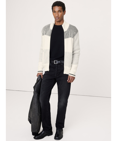 Banana Republic（バナナリパブリック）の「アルパカ ウール ブレンド ニットジャケット（カーディガン/ボレロ・メンズ・グレー系その他・XL/L/M/S）」の3枚目の写真