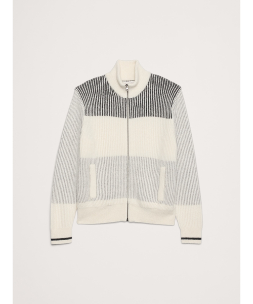 Banana Republic（バナナリパブリック）の「アルパカ ウール ブレンド ニットジャケット（カーディガン/ボレロ・メンズ・グレー系その他・XL/L/M/S）」の4枚目の写真