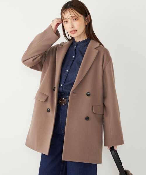 SHIPS Colors:SUPER100 テーラード コート◇（チェスターコート