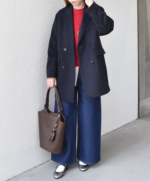 【極美品✨】LONDON TRADITION テーラードコート　チェスターコート コート レディース ウール100% 膝丈コート テーラード 秋 冬 ロング