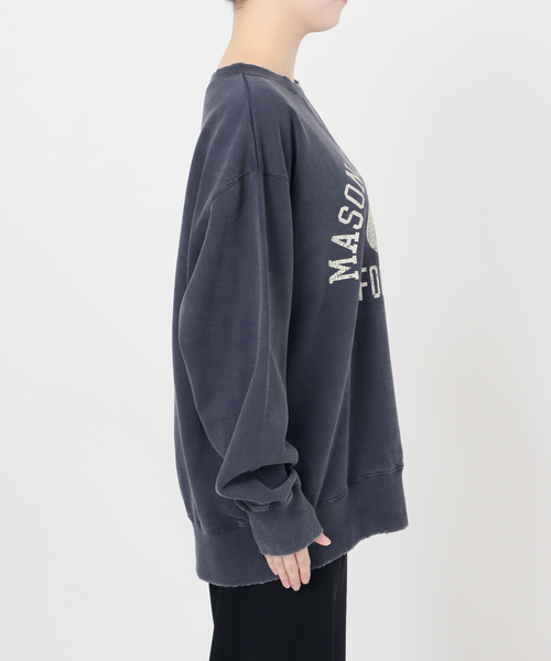 athletic wear MASON】別注オーバーカレッジスウェット（スウェット