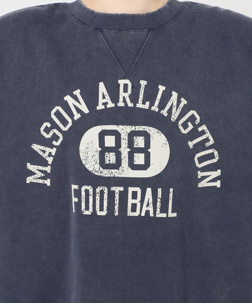 athletic wear MASON】別注オーバーカレッジスウェット（スウェット