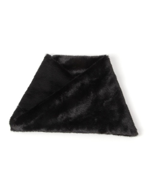 FOUND GOOD（ファウンドグッド）の「とろふわスヌード（マフラー・レディース・ベージュ/ブラック/グレー系5・FREE）」の10枚目の写真